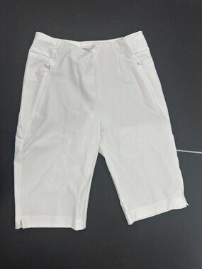 Tail White Label Womens Size 2 Golf Shorts White Stretch Spandex Activewear